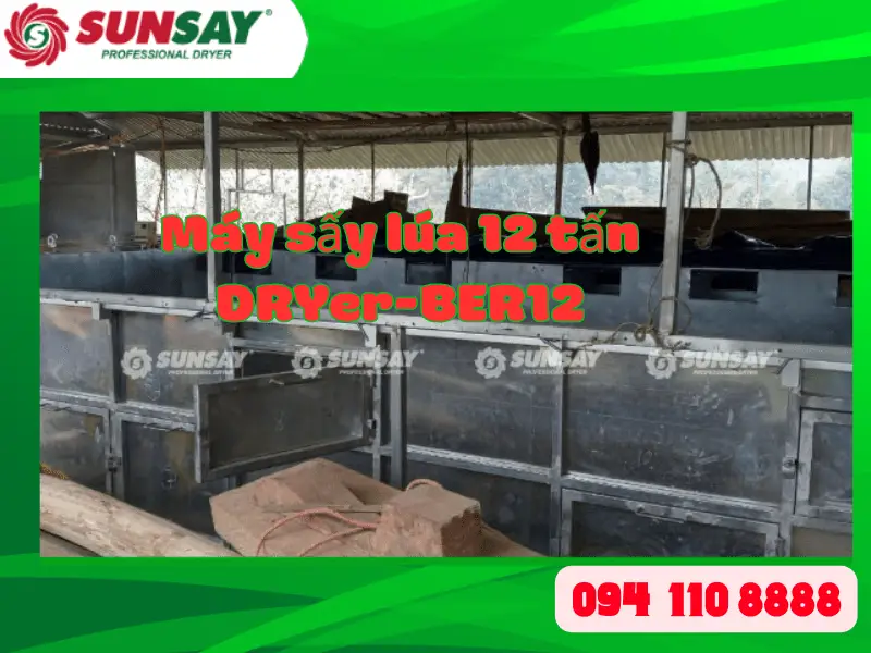 máy sấy lúa 12 tấn dryber12