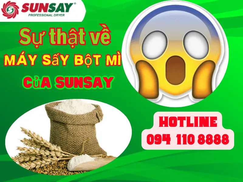 Máy sấy bột mì