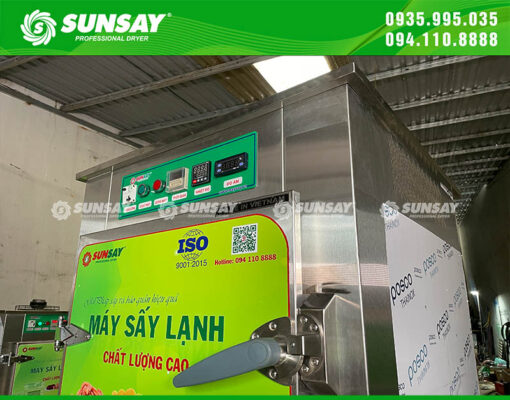 máy sấy lạnh 20 khay, hiệu suất vượt trội cho sấy nông sản