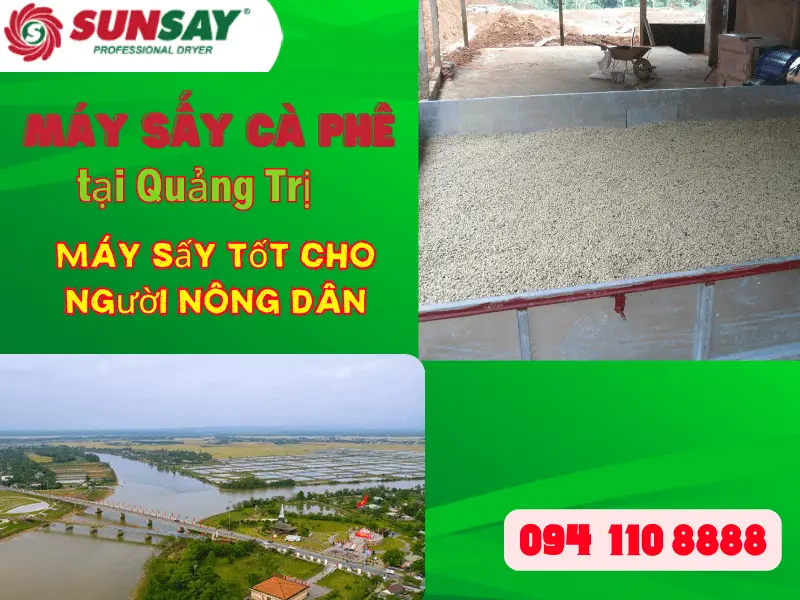 Máy sấy cafe tại Quảng Trị
