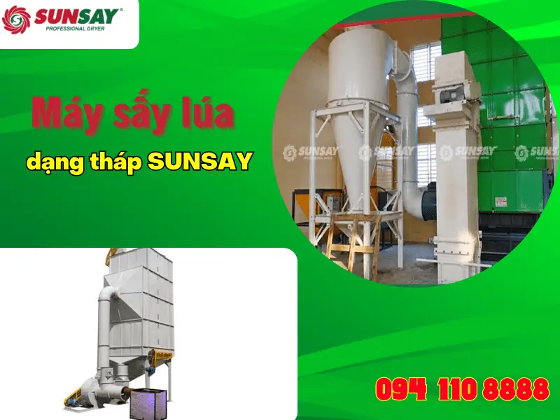 Máy sấy lúa dạng tháp SUNSAY