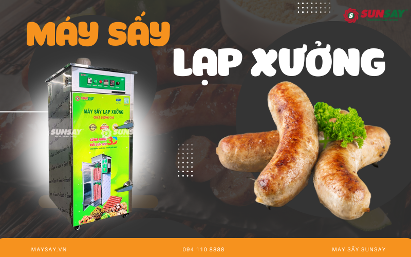 Máy sấy lạp xưởng