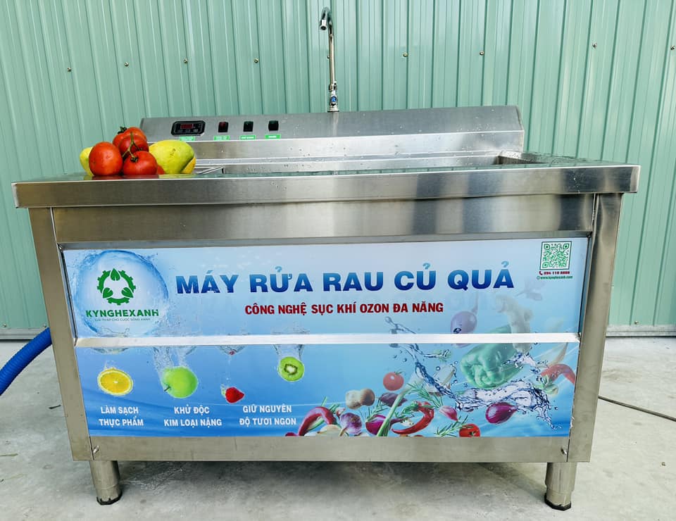 Công nghệ OZON giúp rửa rau củ quả sạch hơn