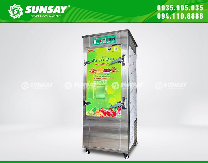 Máy sấy lạnh 20 khay chất lượng uy tín được nhiều khách hàng tin dùng