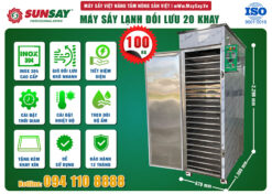 Máy sấy lạnh đối lưu 20 khay