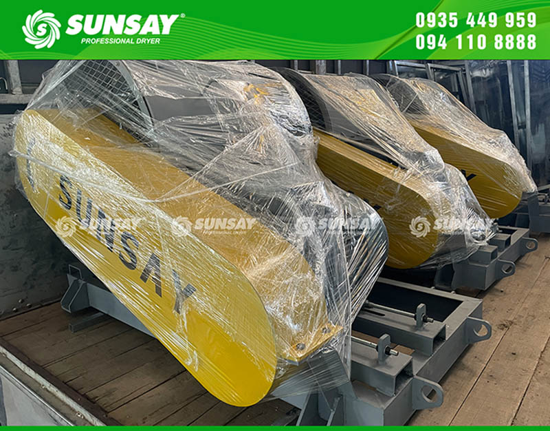 Quạt công nghiệp của máy sấy vĩ ngang
