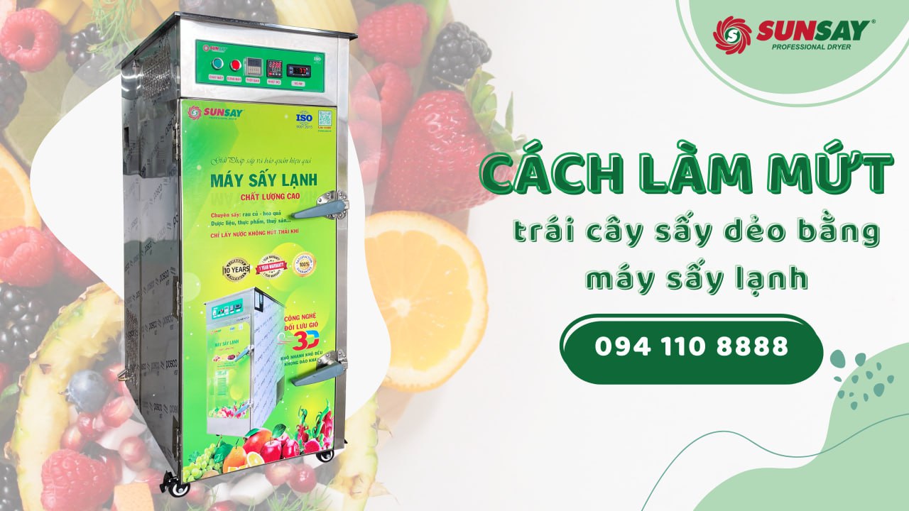 Cách làm các loại mứt trái cây sấy dẻo thơm ngon tại nhà 