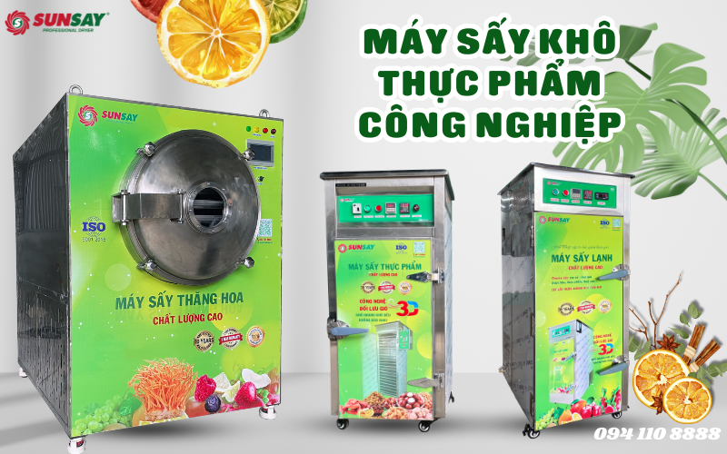 Máy sấy khô thực phẩm công nghiệp