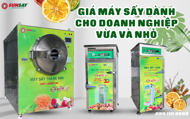 Giá máy sấy dành cho doanh nghiệp vừa và nhỏ