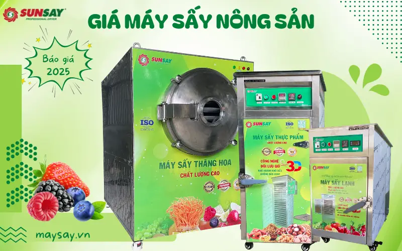 Cập nhật giá máy sấy nông sản giúp giảm tổn thất sau thu hoạch hiệu quả