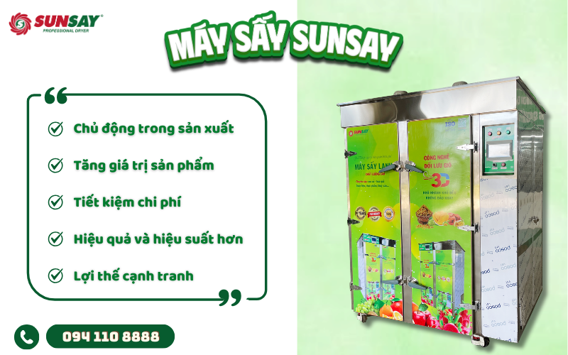Giá trị kinh tế khi đầu tư máy sấy đậu nành SUNSAY