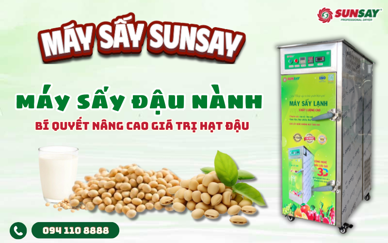 Máy sấy đậu nành