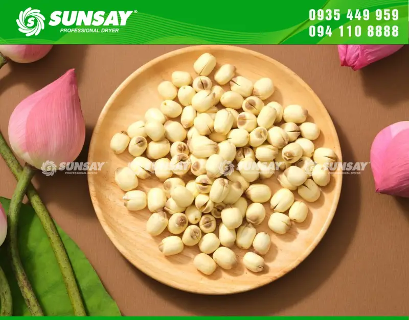 Sản phẩm làm từ hạt sen chất lượng sẽ giúp nâng cao giá trị