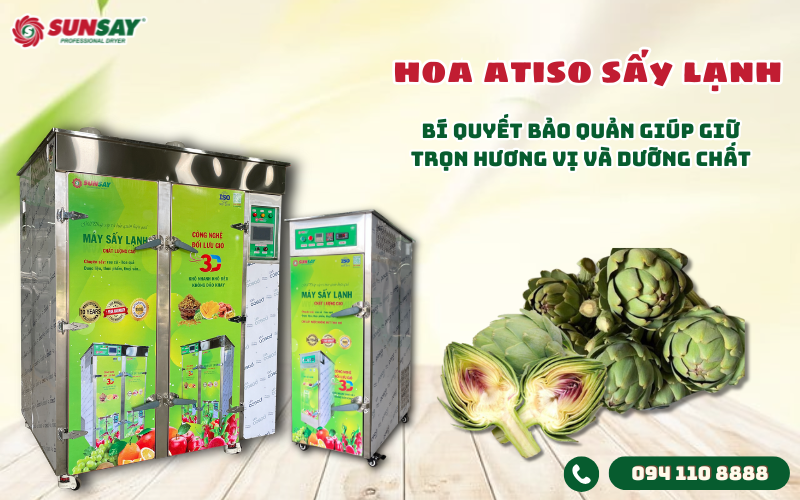 Hoa atiso sấy lạnh