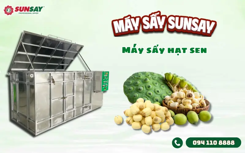 Có nên đầu tư máy sấy hạt sen không?