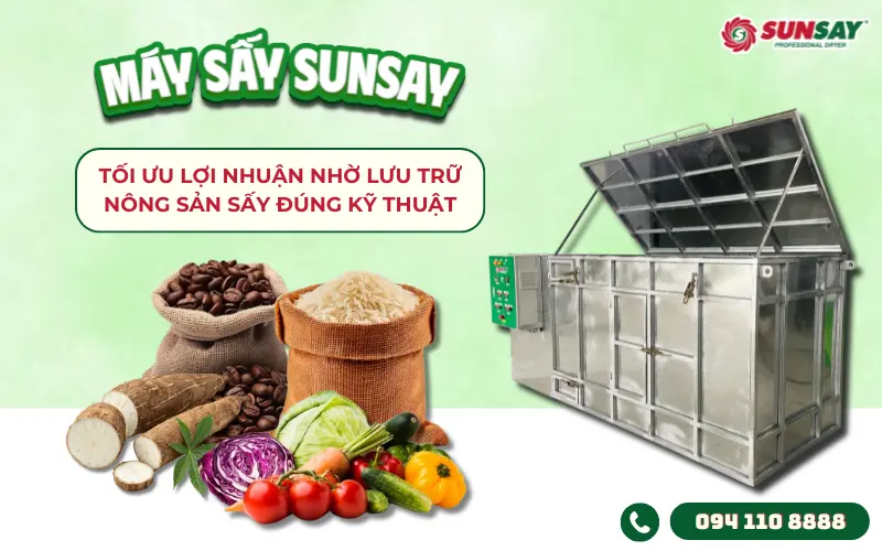 Lưu trữ nông sản sau sấy