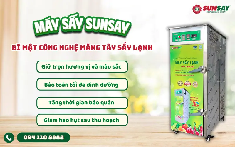 Măng tây sấy lạnh