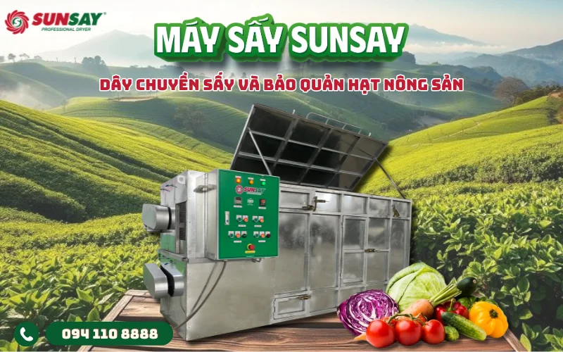 Dây chuyền sấy và bảo quản hạt nông sản