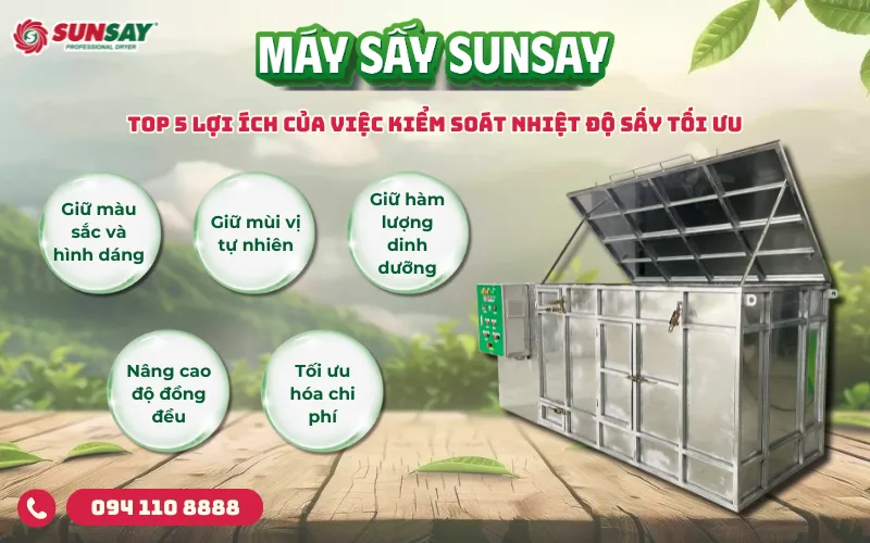 Nhiệt độ sấy tối ưu