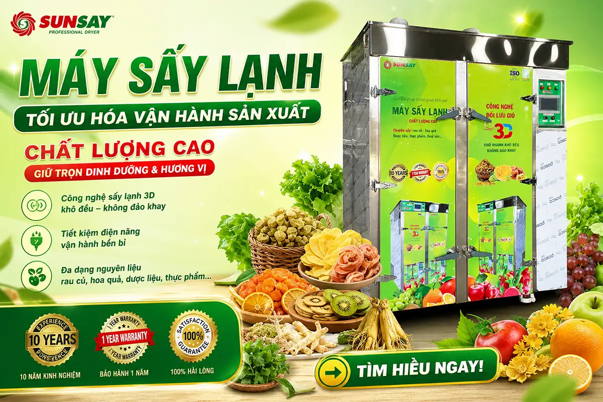 Máy sấy lạnh tối ưu hóa vận hành sản xuất giúp doanh nghiệp thoát khỏi vận hành kém hiệu quả